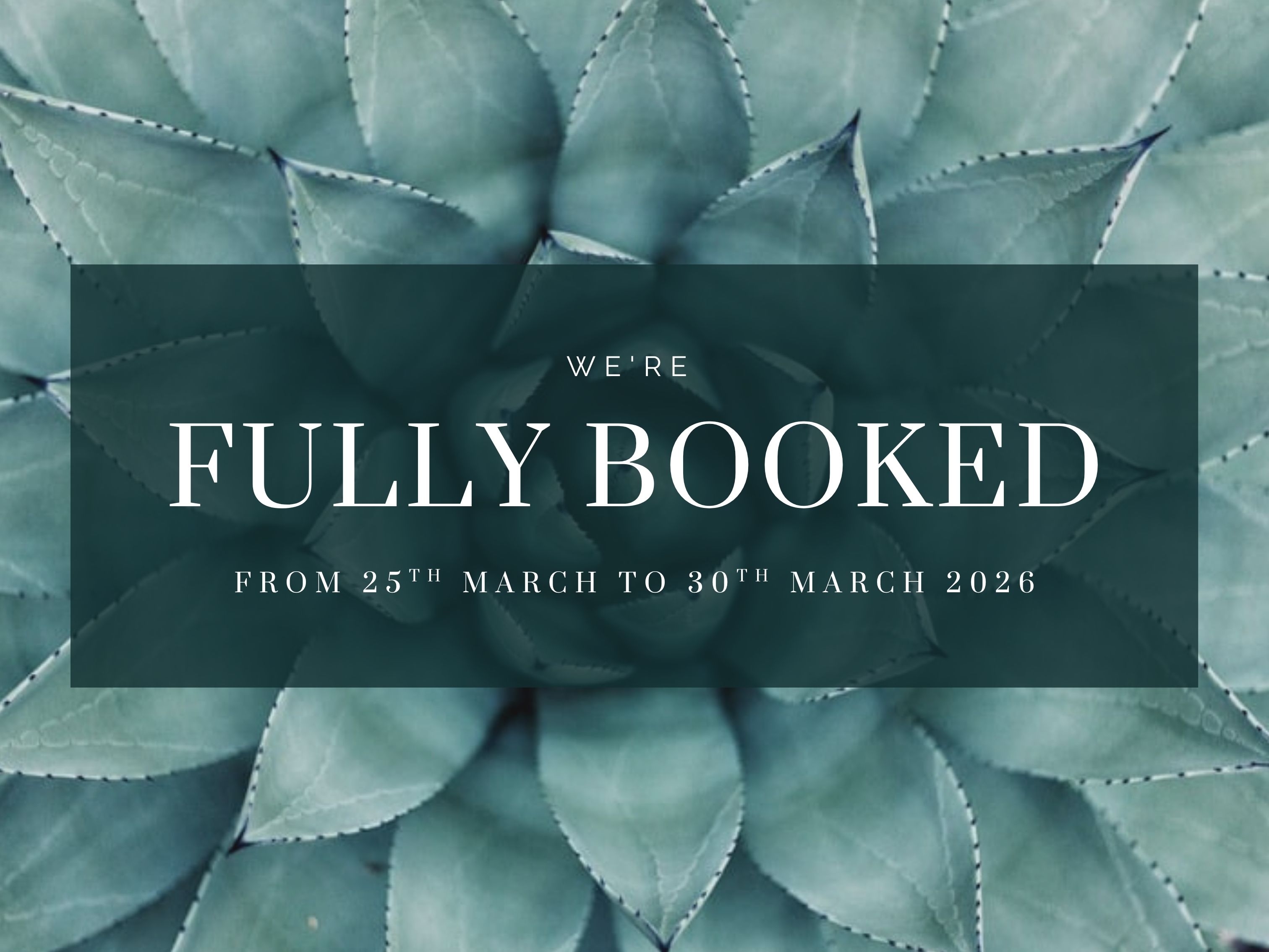 Fully booked
